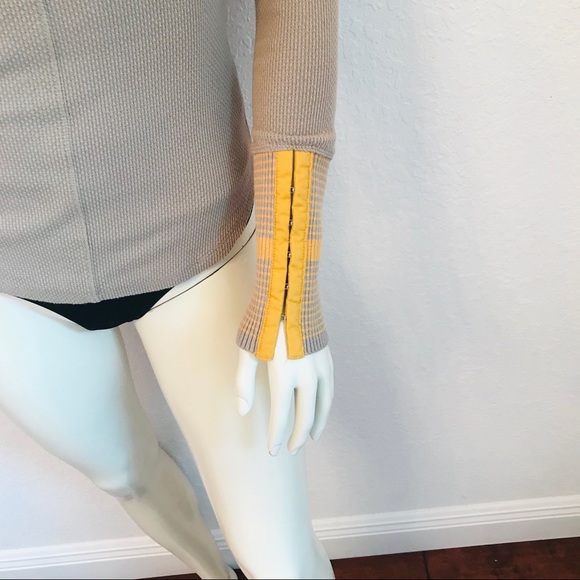 Free People NWT Mod Stripe Cuff Thermal Top - Picture 11 of 16